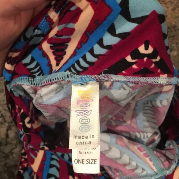 OS NWOT LuLaRoe Leggings A04 2793 - Picture 3 of 3